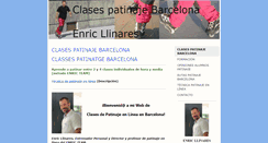 Desktop Screenshot of clasespatinajebarcelona.com
